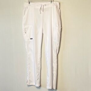 Barco Greys Anatomy Active Scrub Pants Womens Size MP White Elastic Waist